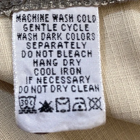 TOMMY BAHAMA Palm Tree Hawaiian Silk Button Up Green Khaki Shirt. Size L - Picture 12 of 15